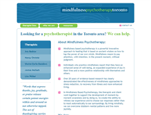 Tablet Screenshot of mindfulnesspsychotherapytoronto.com